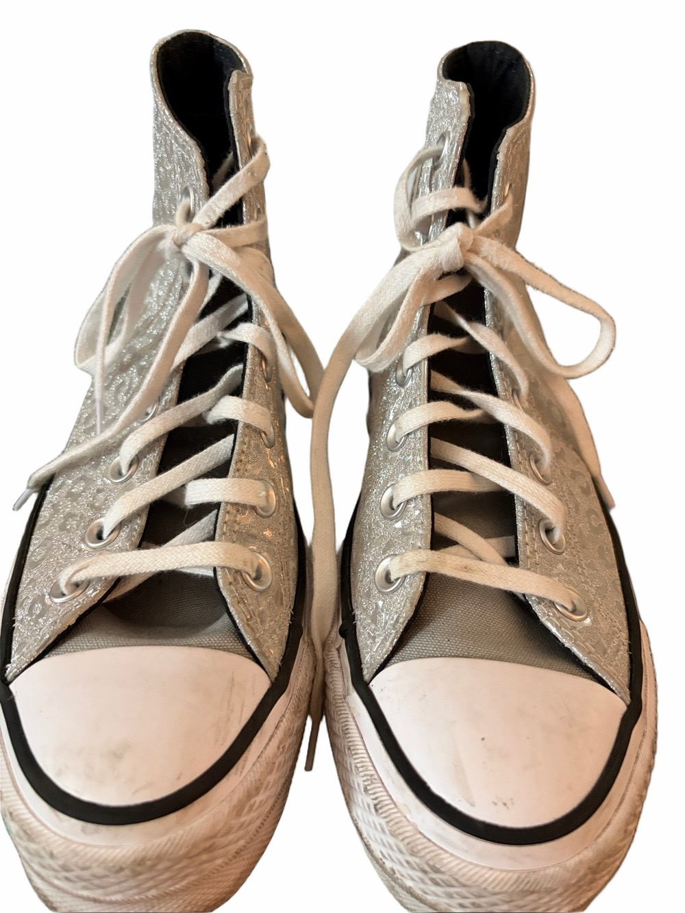Converse Chuck Taylor All Stars 70’s glitter edition high tops women’s.7.5.
